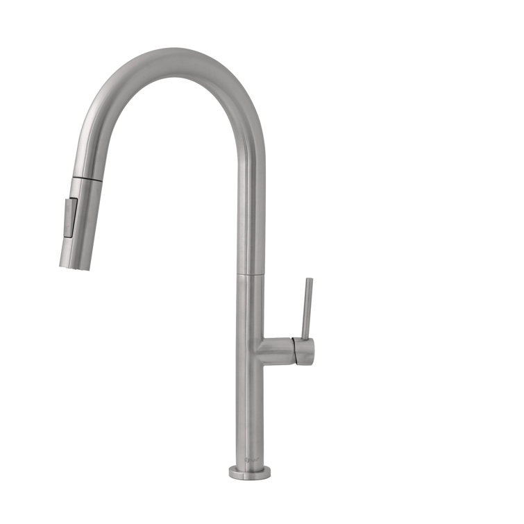 Catania Brushed Nickel High-Arc Pull-Down Kitchen Faucet