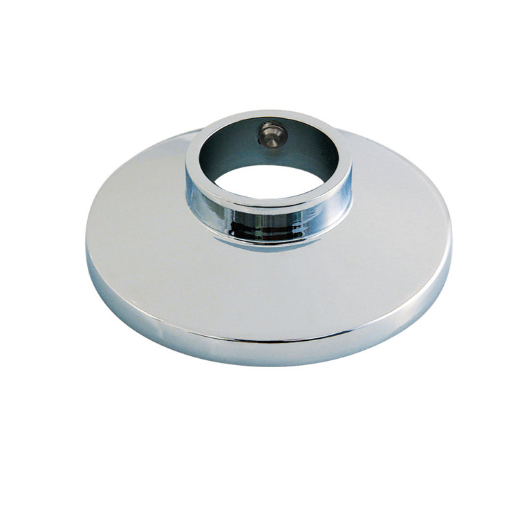 Polished Chrome Round Shower Arm Flange