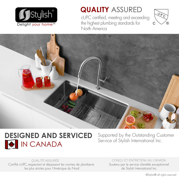 Catania Brushed Nickel High-Arc Pull-Down Kitchen Faucet
