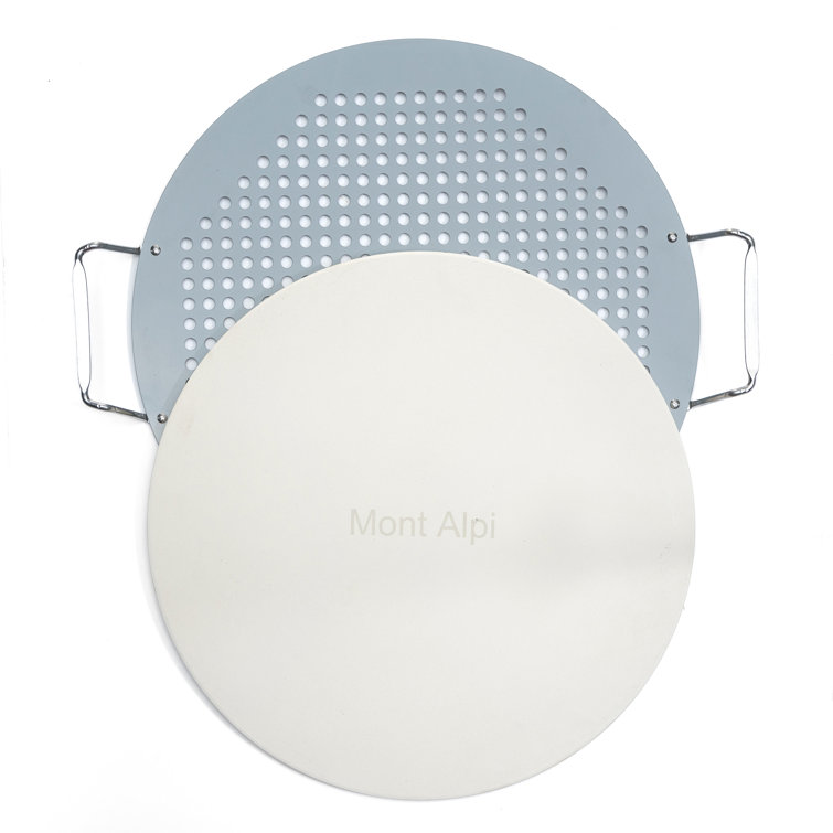 Stainless Steel Outdoor Pizza Making Kit with Stone and Peel