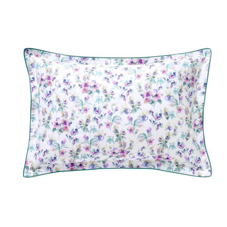 Enchantement Floral Cotton Queen Pillow Sham