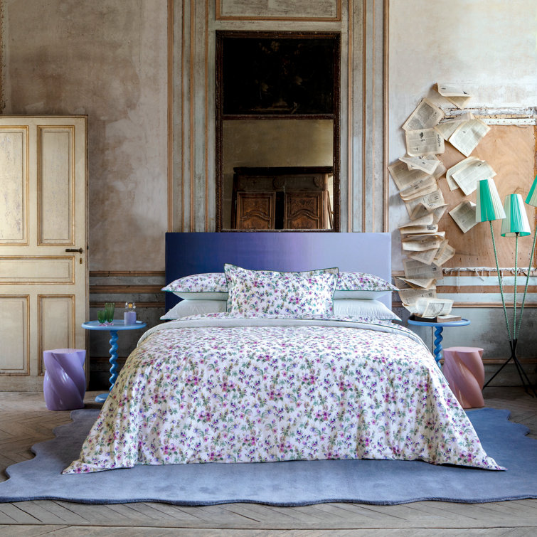 Enchantement Floral Cotton Queen Pillow Sham