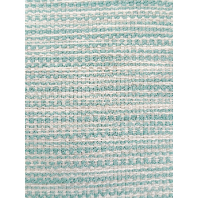 Aqua Striped Acrylic Rectangle Placemat