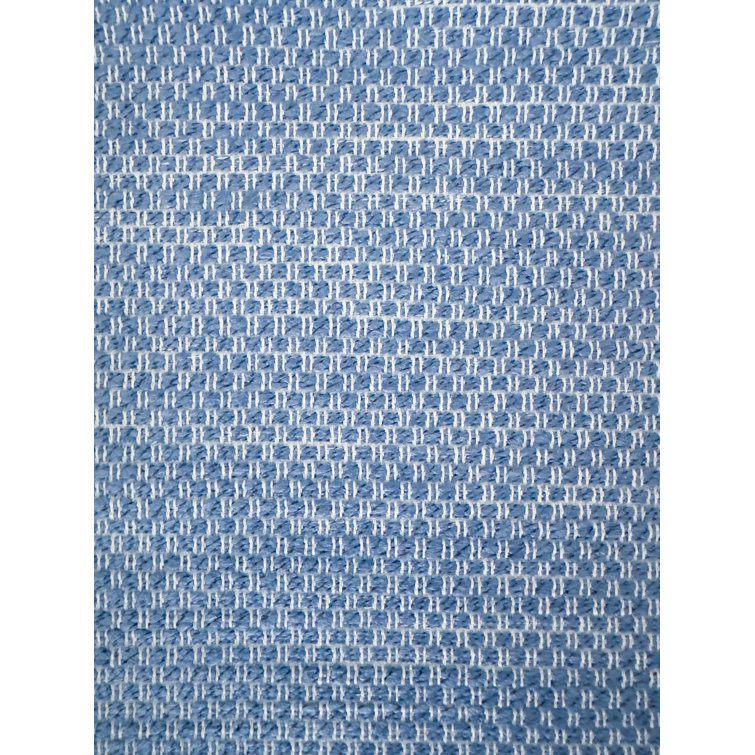 Deep Sea Blue Acrylic Geometric Indoor Outdoor Placemat