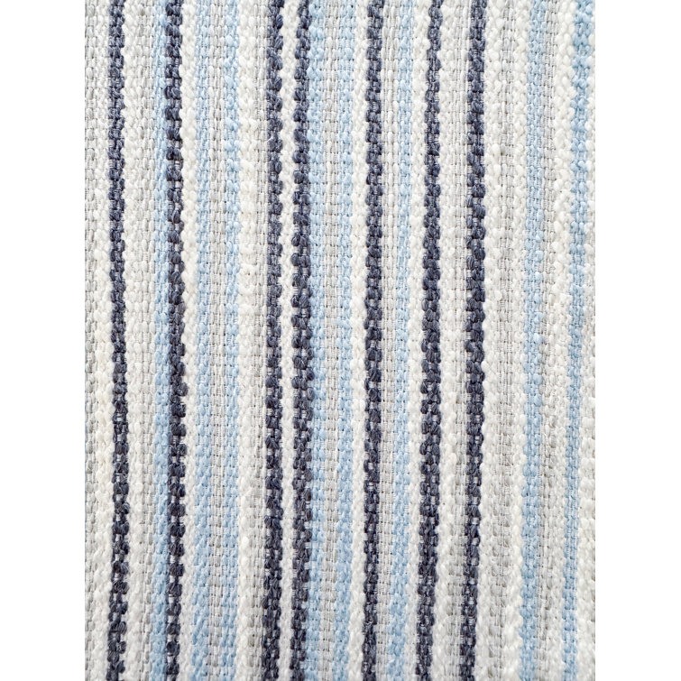 Blue and White Striped Acrylic Rectangle Placemat