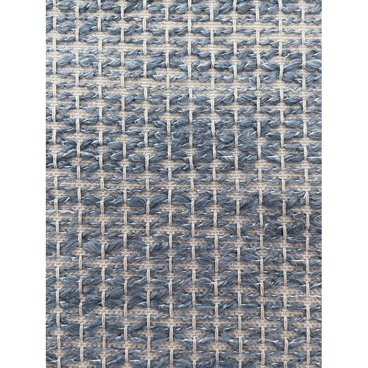 Indigo and Natural Fabric Rectangle Placemat