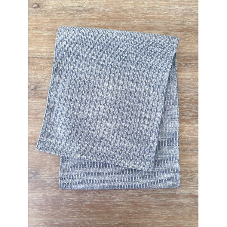 Indigo Plastic Water Resistant Table Runner