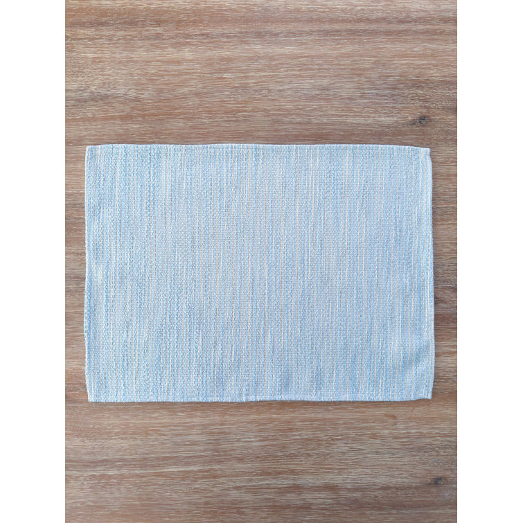 Anaya Blue Acrylic Indoor Outdoor Rectangle Placemat