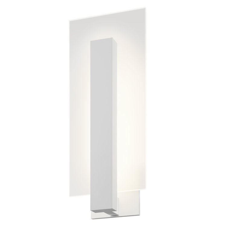 Midtown 16'' Bronze and White LED Outdoor Wall Sconce