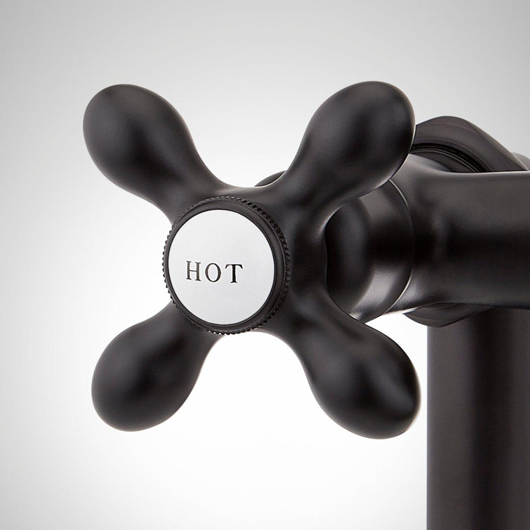 Deck Mounted Tub Filler with Built-In Diverter - Includes Hand Shower