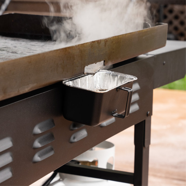 Blackstone 36" Black Omnivore Griddle with Hard Cover and Side Shelf
