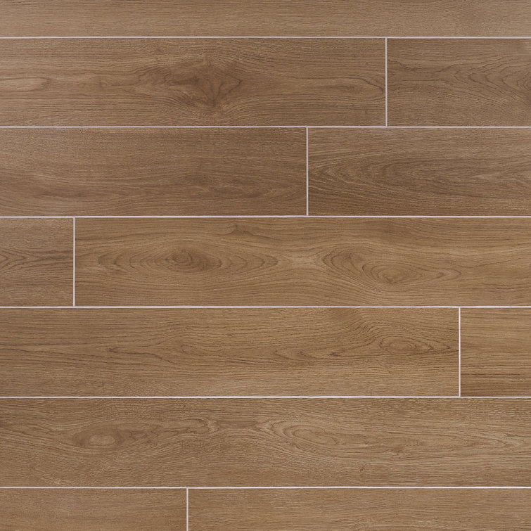 Hemlock Brown Large Format Matte Porcelain Floor and Wall Tile