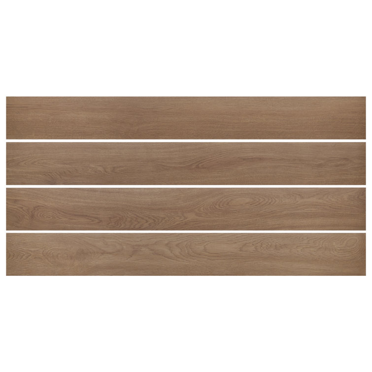 Hemlock Brown Large Format Matte Porcelain Floor and Wall Tile