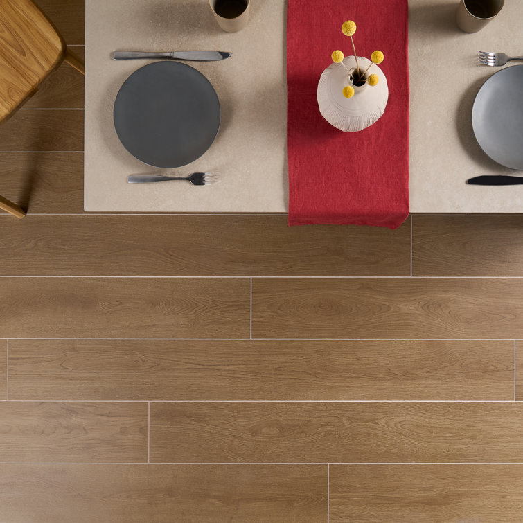 Hemlock Brown Large Format Matte Porcelain Floor and Wall Tile