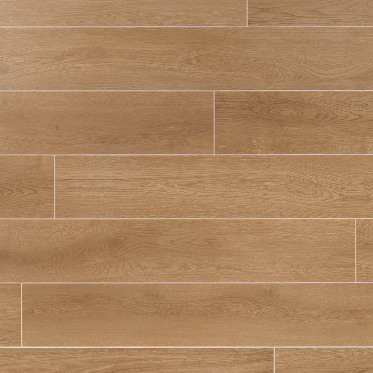 Copper Wood Look Matte Porcelain Large Format Tile