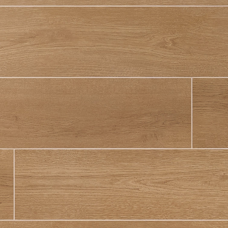 Copper Wood Look Matte Porcelain Large Format Tile