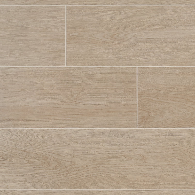 Ash Large Format Matte Porcelain Wood Look Tile