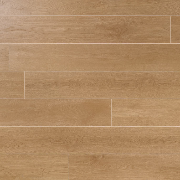 Pale Wood Look Matte Large Format Porcelain Tile