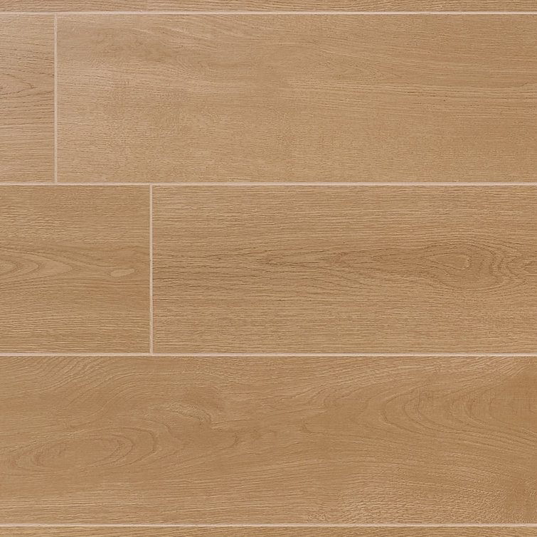 Pale Wood Look Matte Large Format Porcelain Tile