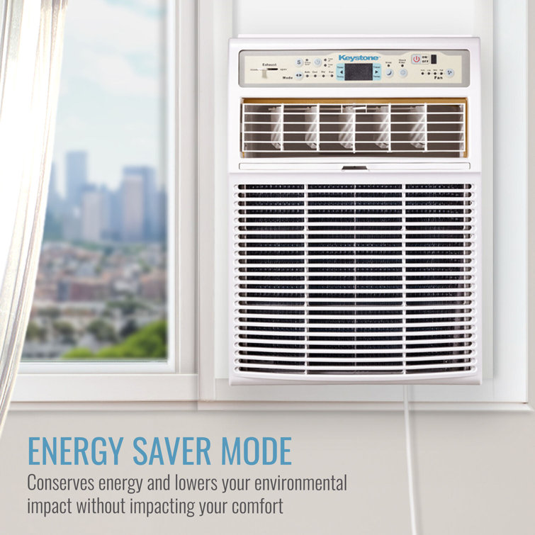Keystone 8000 BTU White Energy Star Window Air Conditioner with Remote