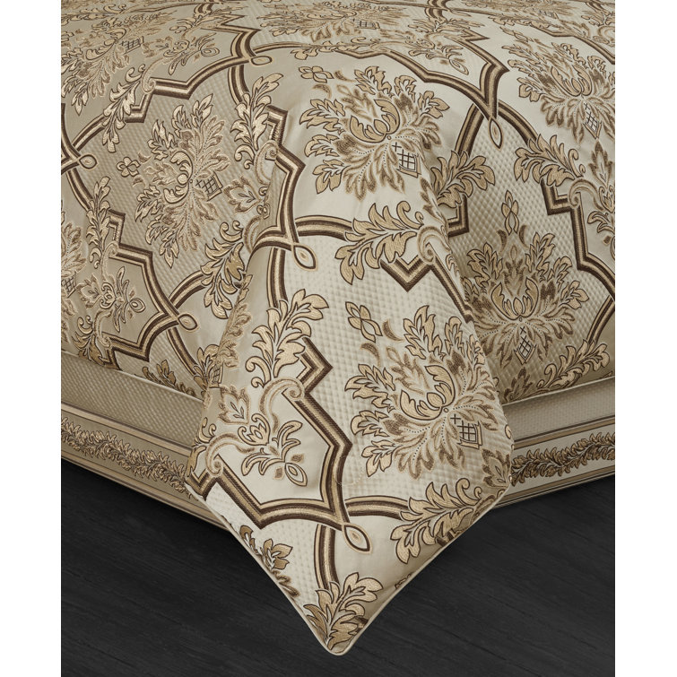King Sand and Gold Woven Comforter Set