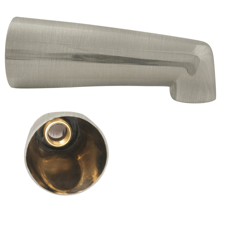 7" Stainless Steel Wall Mounted Tub Spout