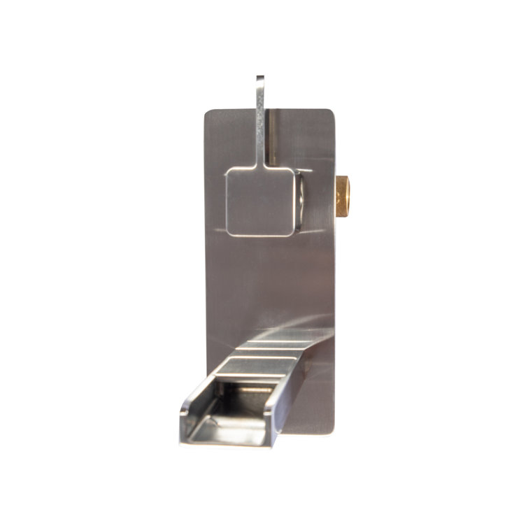Brushed Nickel Wall-Mounted Waterfall Bathroom Faucet