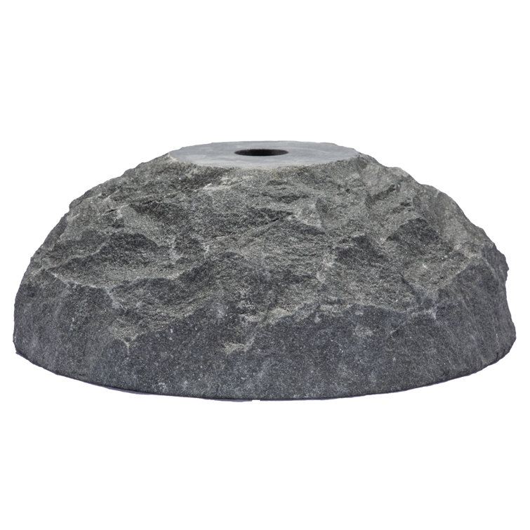 Eden Black and Gray Stone Circular Bathroom Sink