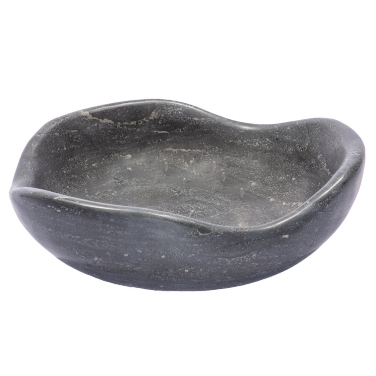 Eden 16'' Black Stone Freeform Vessel Sink