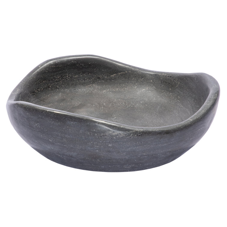 Eden 16'' Black Stone Freeform Vessel Sink