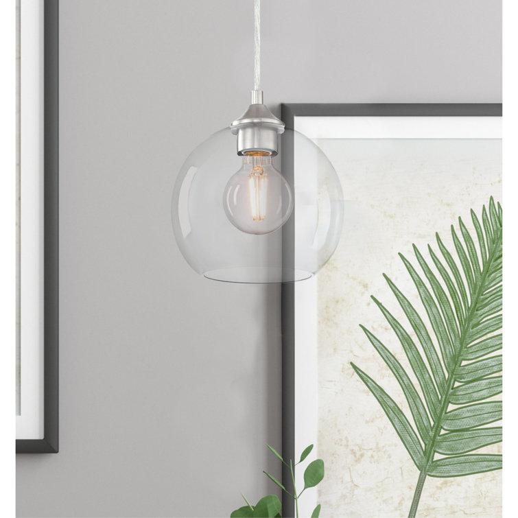 Clear Dimmable LED Filament Globe Bulbs, 5.5 Watt, Pack of 2