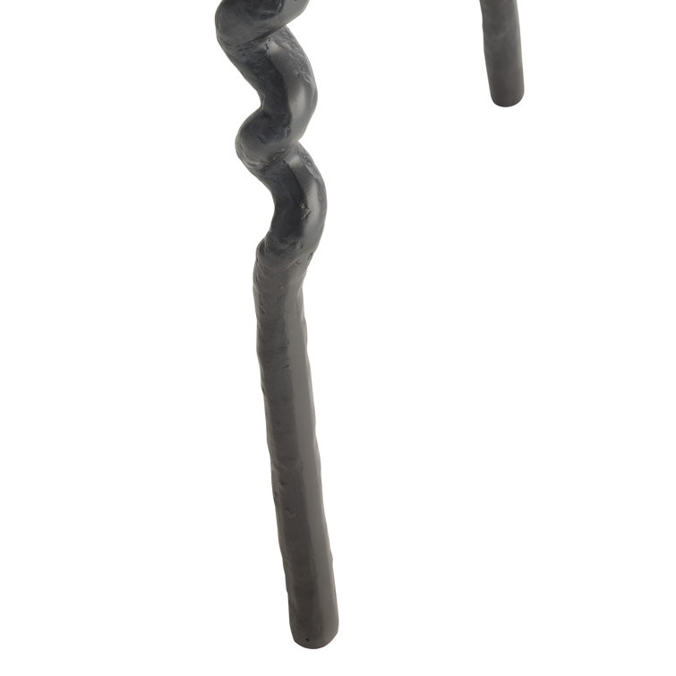 Bronze Tripod Floor Lamp with Off-White Cotton Shade