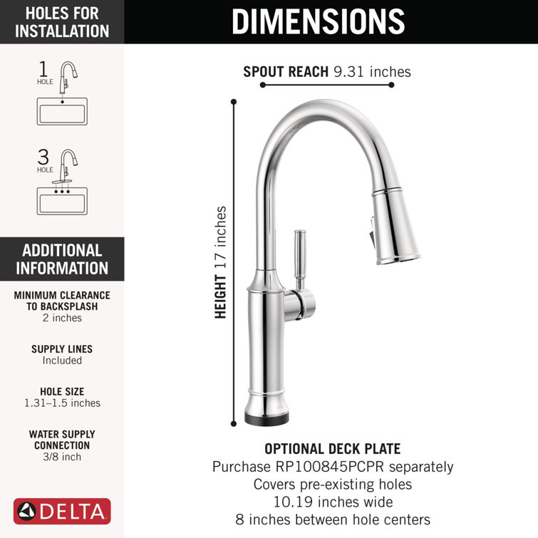 Renaldi Chrome Touchless Pull-down Kitchen Faucet with Pull-out Spray