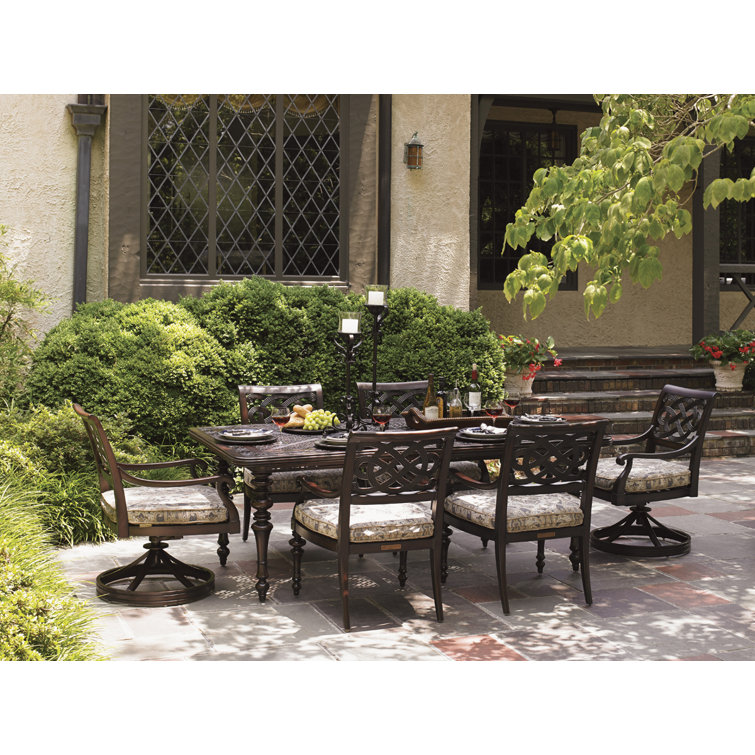 Elegant Kona Mahogany 44"x84" Rectangular Dining Table