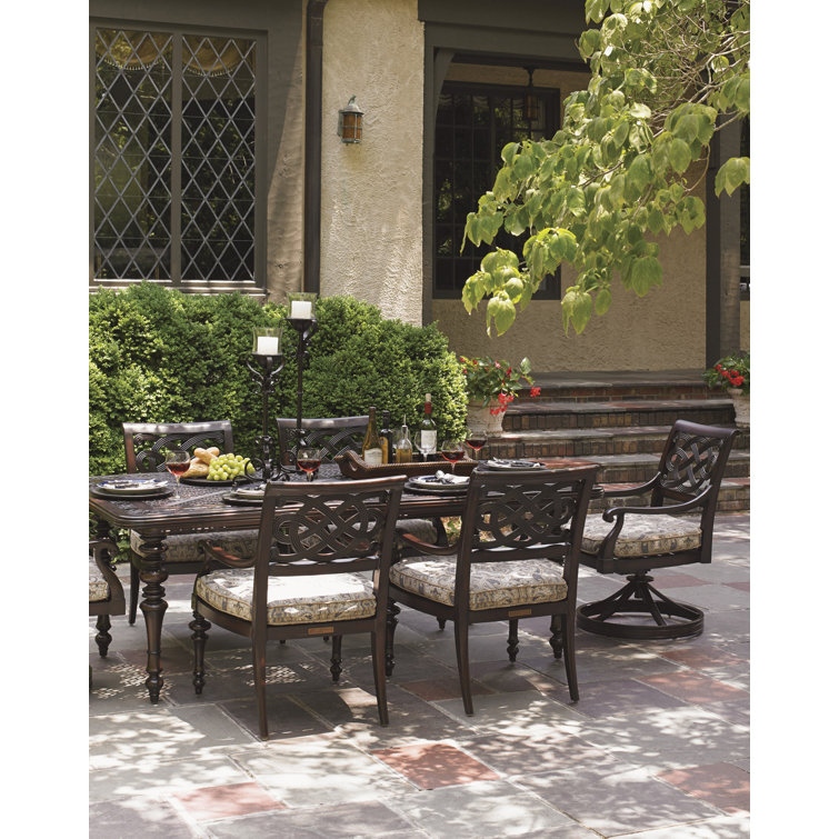 Elegant Kona Mahogany 44"x84" Rectangular Dining Table