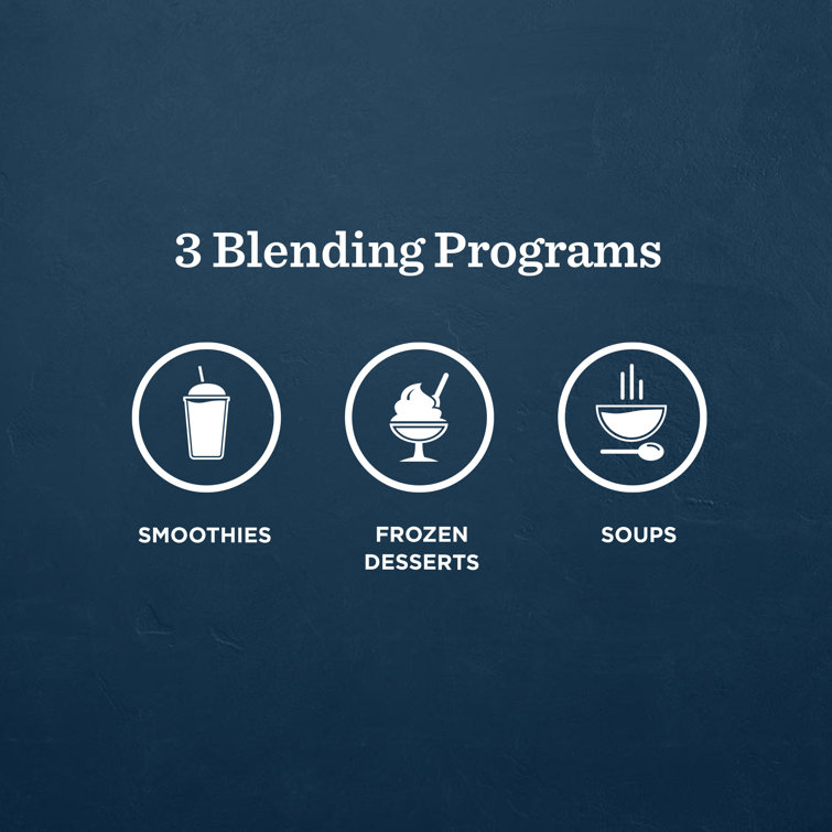 Polar White 48-oz Variable Speed Countertop Blender