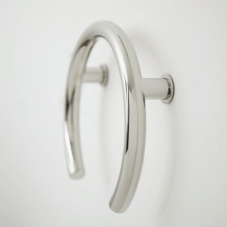 13.25'' Polished Stainless Steel Round Grab Bar