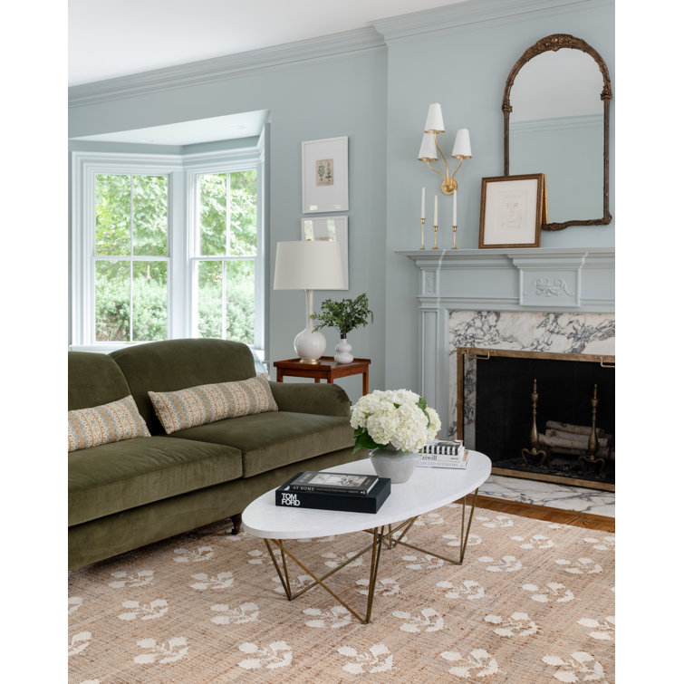Orchard Handwoven Ivory Jute and Wool 5' x 8' Modern Rug