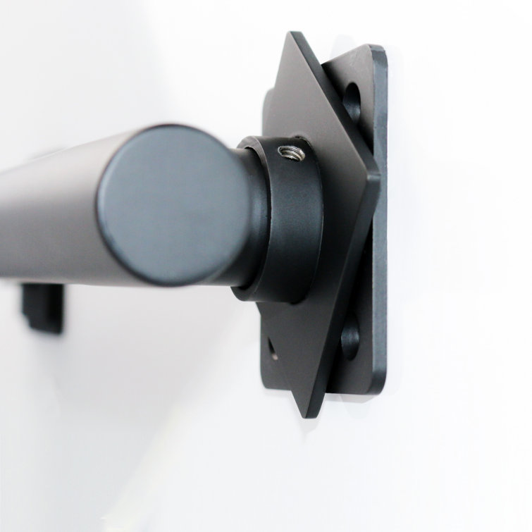 12-inch Matte Black Stainless Steel Wall Mounted Grab Bar