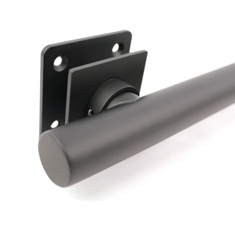 12-inch Matte Black Stainless Steel Wall Mounted Grab Bar