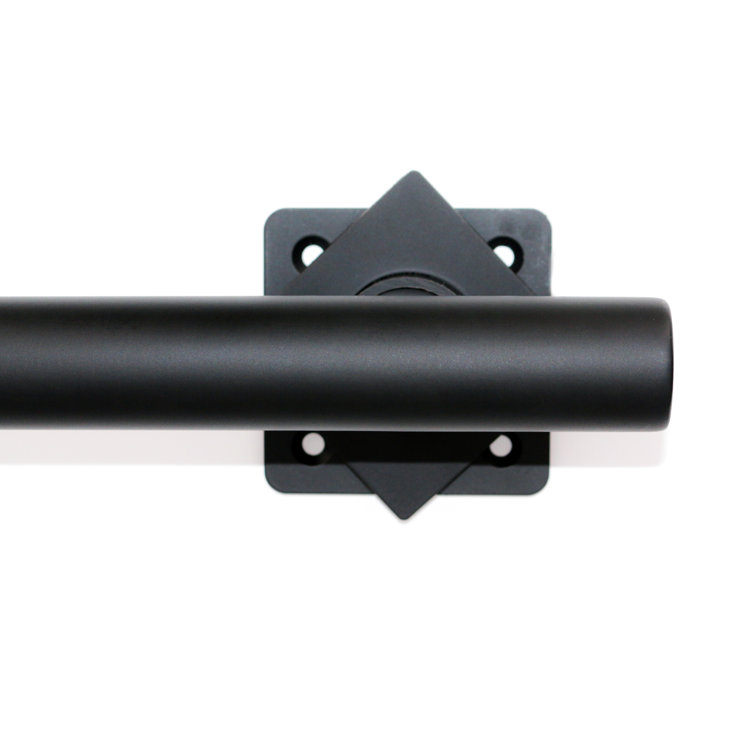 12-inch Matte Black Stainless Steel Wall Mounted Grab Bar