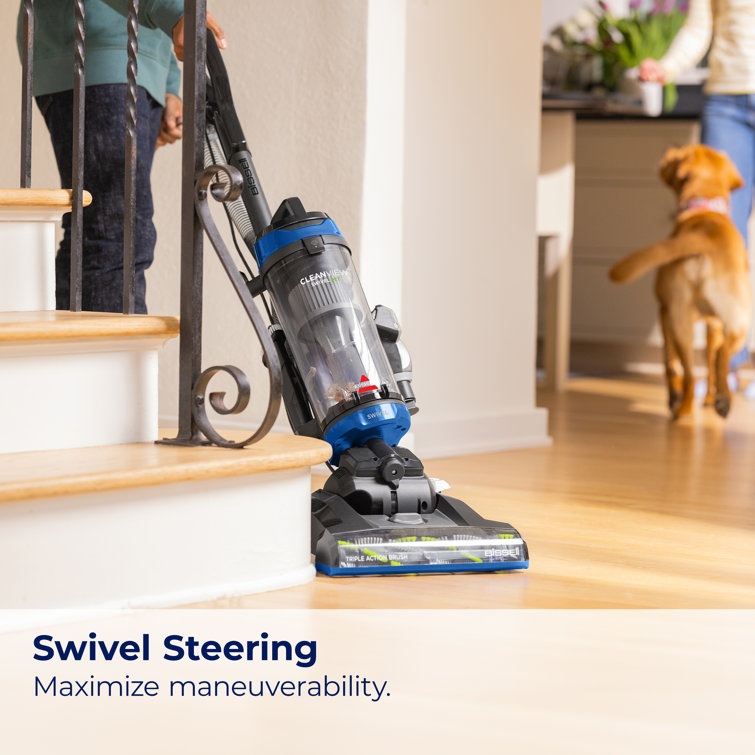 Blue Multi-Cyclonic Swivel Pet Upright Vacuum Cleaner