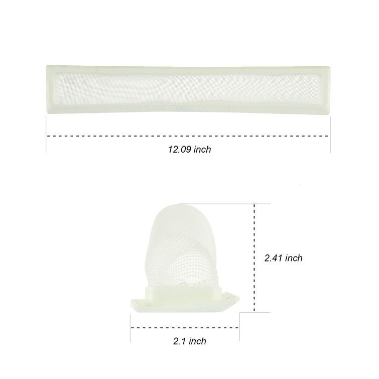 White Plastic Lint Screen Replacement for Dryer