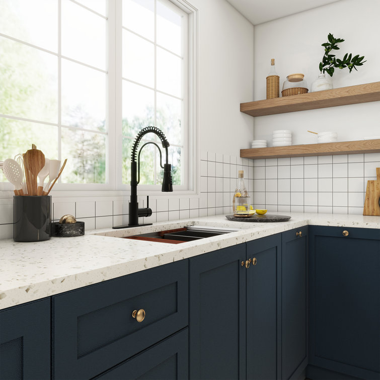 30" Matte Black Stainless Steel Undermount Kitchen Sink with Faucet