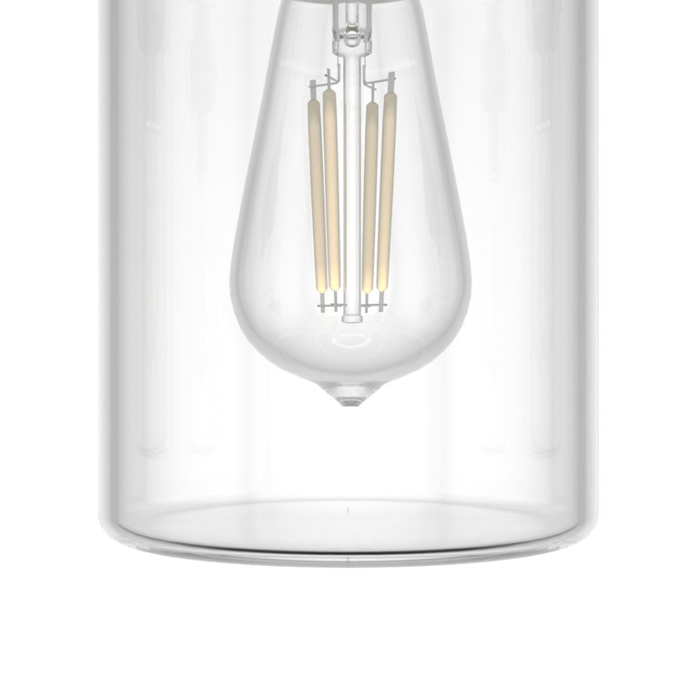 Devon Park Brushed Nickel 3-Light Farmhouse Jar Pendant