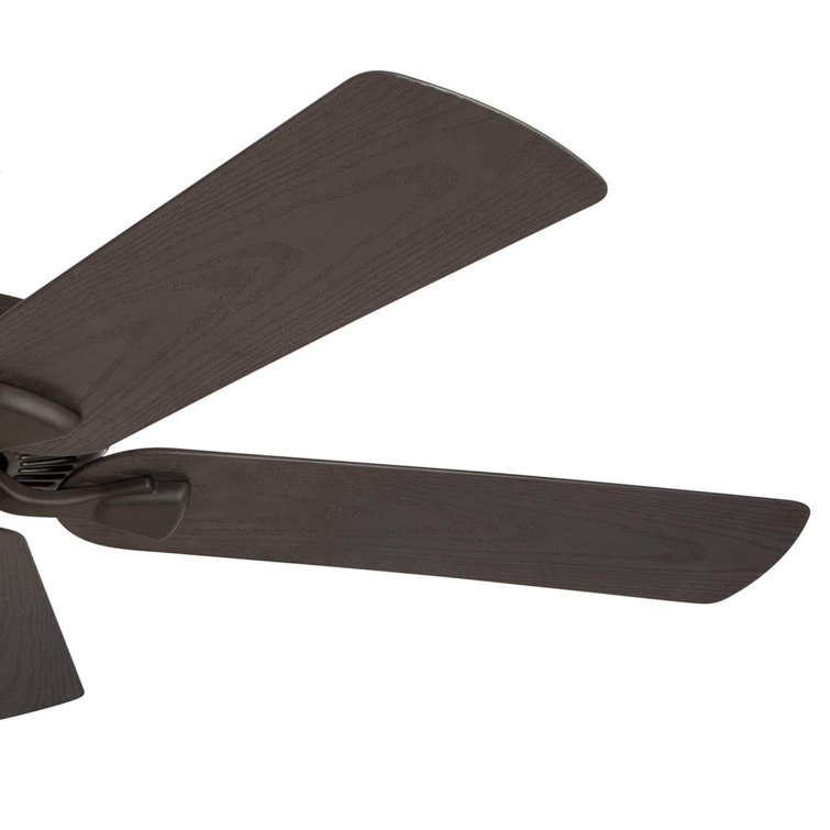 Belmar 52" Bronze Ceiling Fan with Mahogany Blades