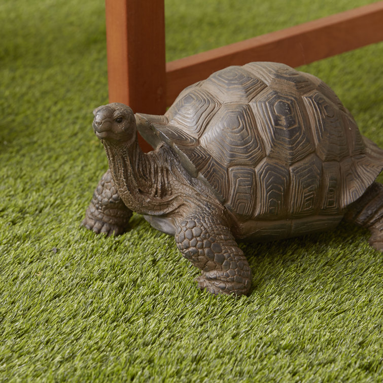 Weather-Resistant Resin Tortoise Family Garden Statues