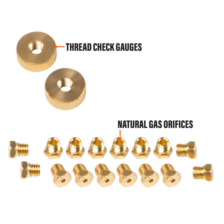 Blackstone 10ft Gray Natural Gas Conversion Kit with Quick Connect