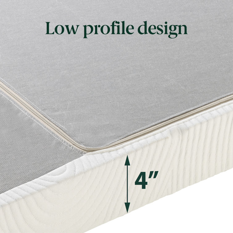 Queen Low Profile Folding Metal Box Spring with Polyester Cover