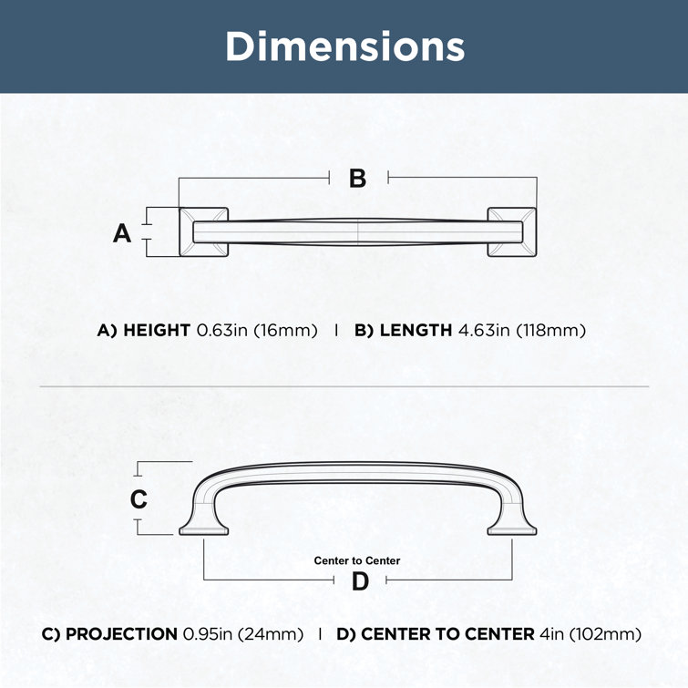 Soft Iron Industrial Cabinet Bar Pull with Mounting Hardware